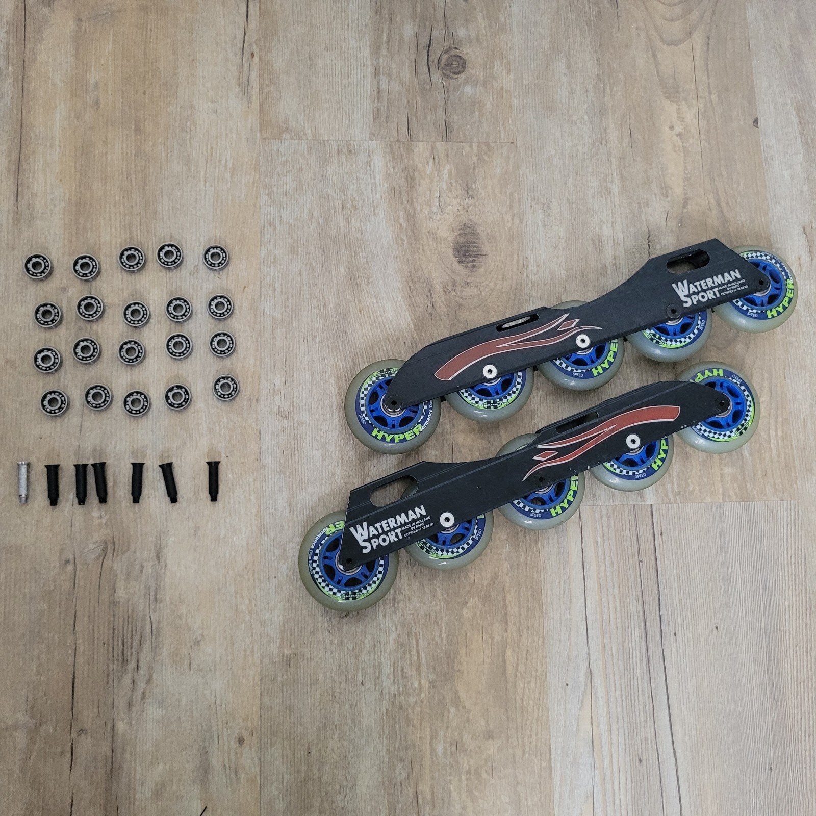Waterman Sport Inline Skate Frames met Wielen en Lagers, Ophalen