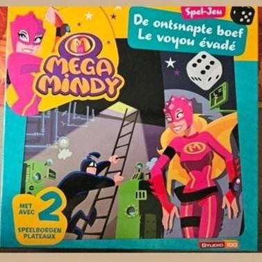 Bordspel Mega Mindy, Drie of vier spelers, Ophalen of Verzenden, Zo goed als nieuw