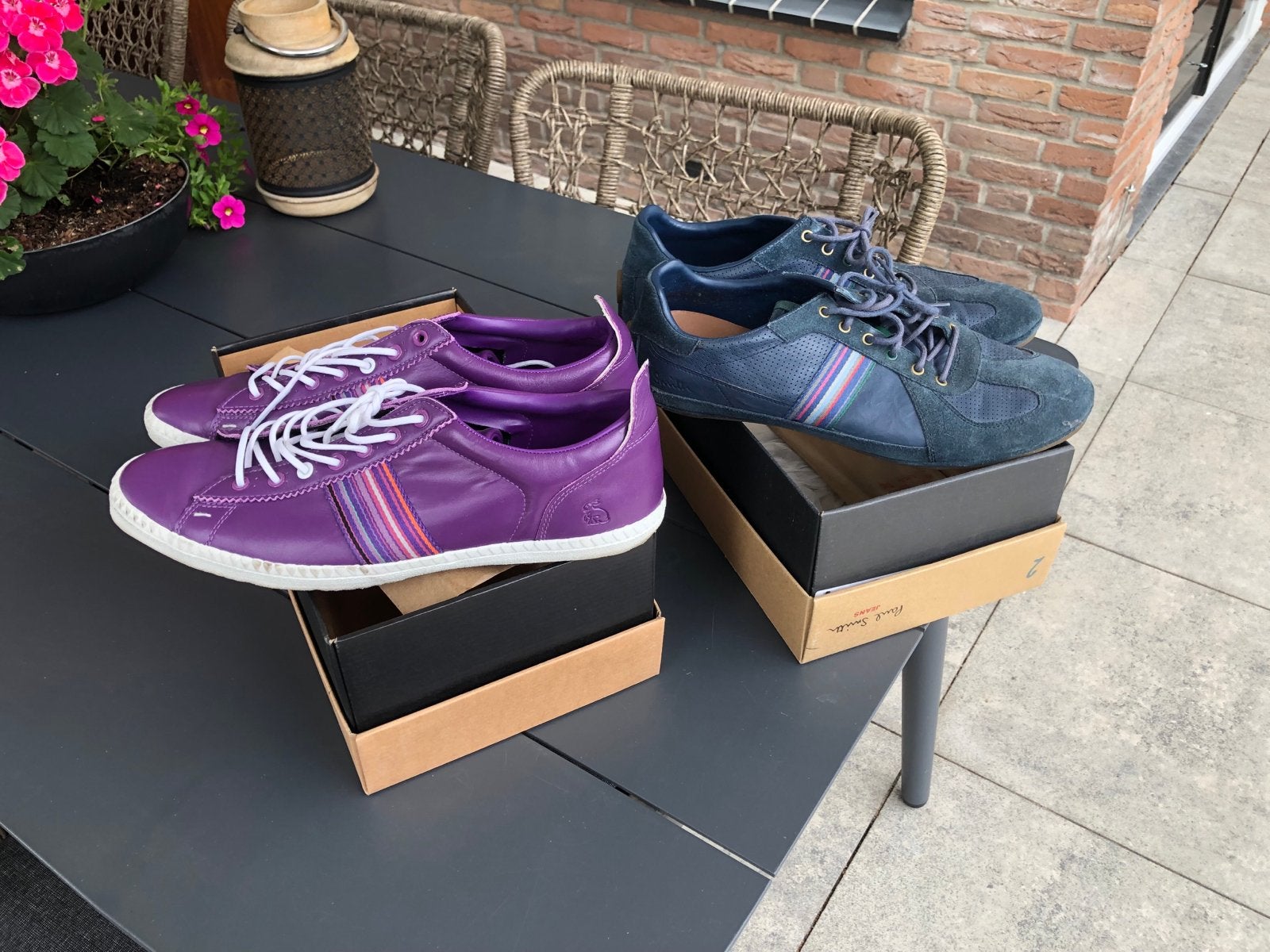 Paul Smith Sneakers - Paars model Osmo en Blauw, Ophalen of Verzenden, Gedragen, Sneakers of Gympen