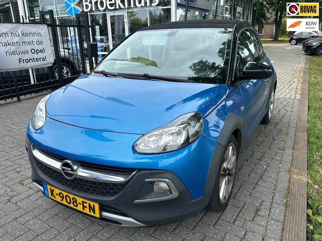 Opel ADAM 1.0 Turbo Rocks, Cabrio, Airco, Stoel/stuur verwar, Auto's, Opel, Bedrijf, Te koop, ADAM, ABS, Airbags, Airconditioning