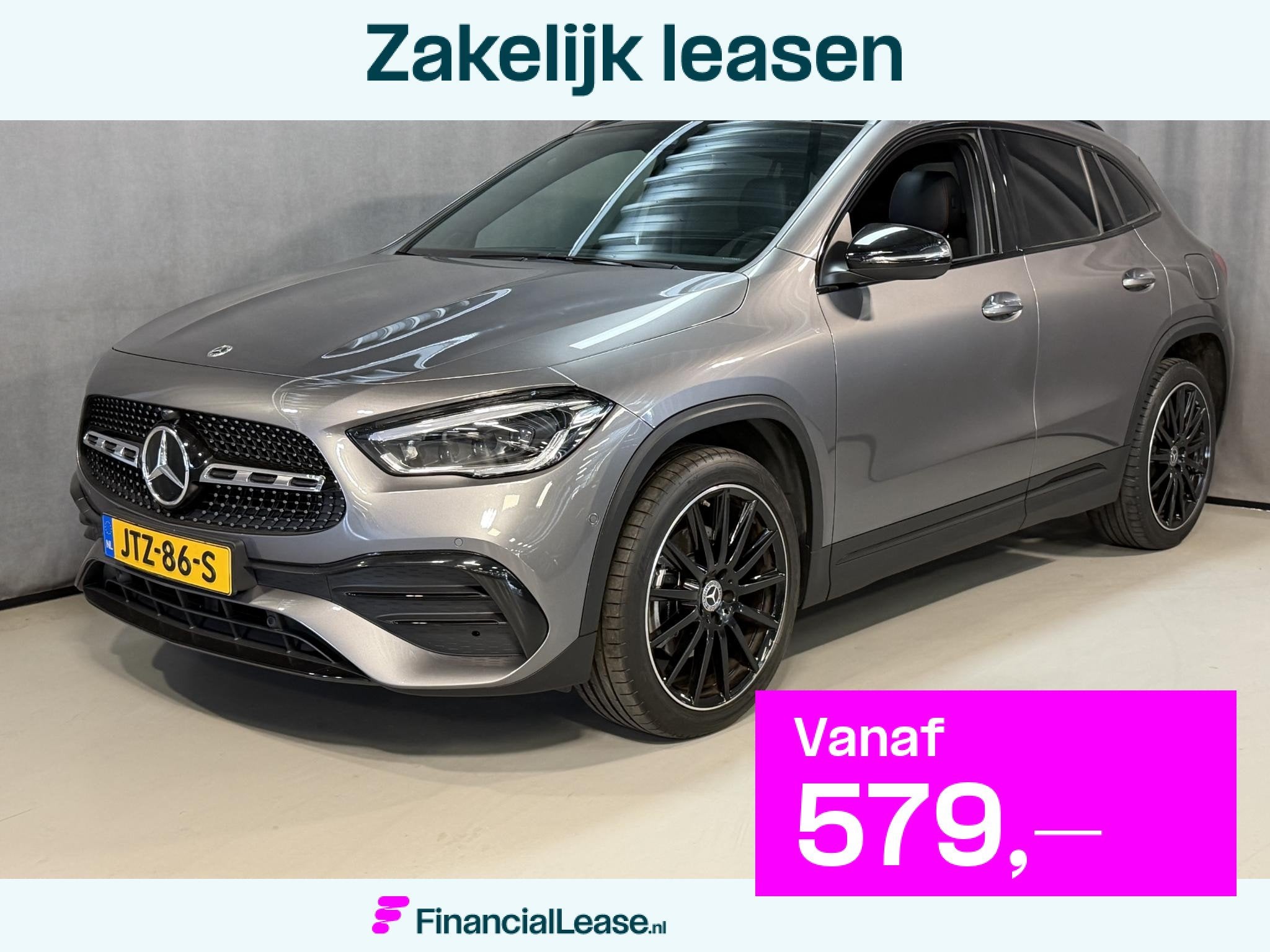 Mercedes-Benz GLA-klasse 250 e AMG Line 20"/Panoramadak/Memo, Dealer onderhouden, 16 kWh, Leder en Stof, Bedrijf