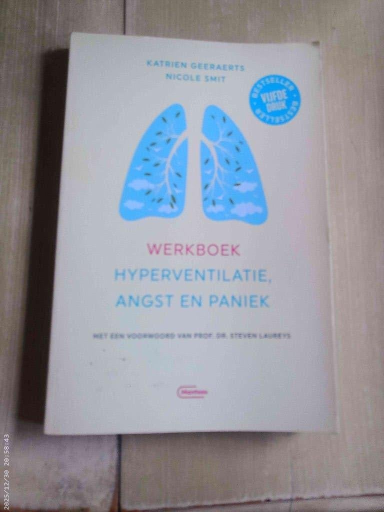 werkboek hyperventilatie, angst en paniek katrien geeraerts, Boeken, Ophalen of Verzenden, Gelezen