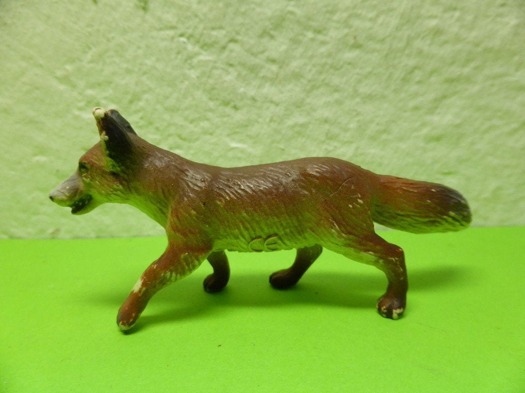 Vos dierfiguur Bullyland, 8,5 cm, Verzamelen, Ophalen of Verzenden, Gebruikt, Overige soorten, Beeldje of Figuurtje
