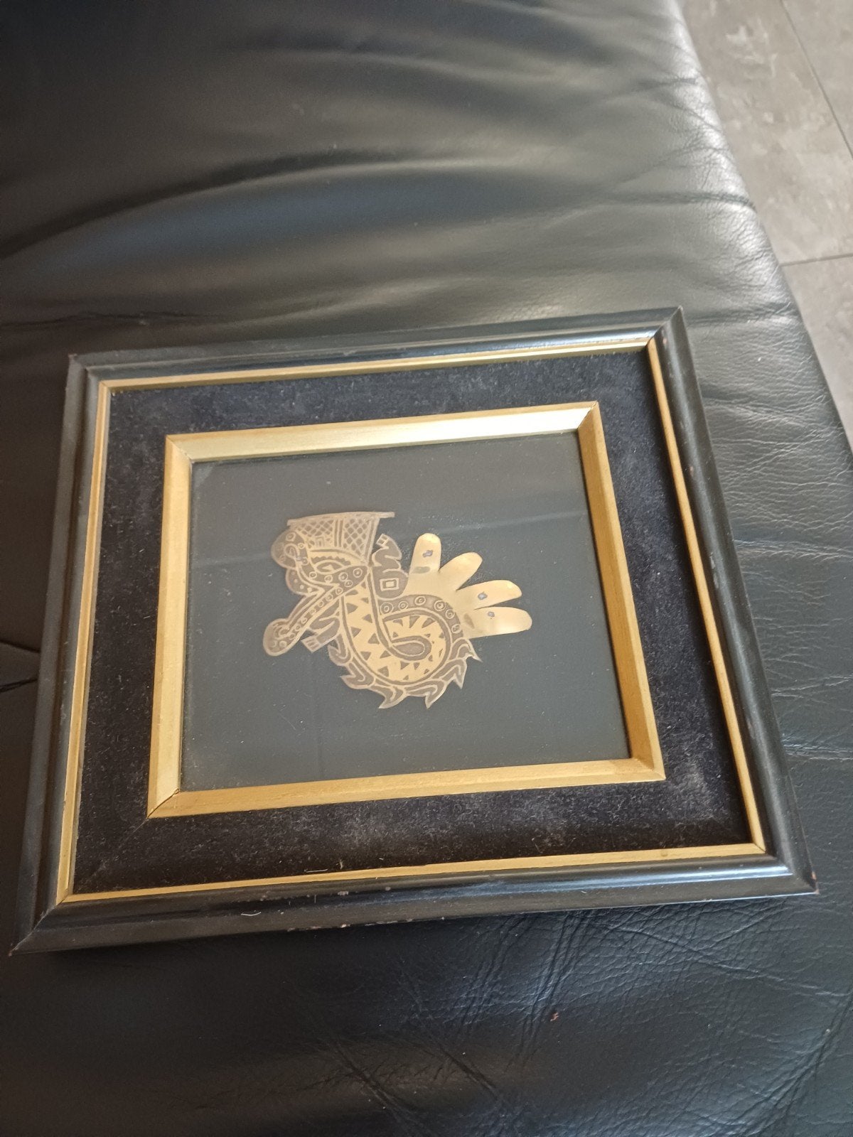 Symbool  van de maya symbool materiaal  koper, Ophalen of Verzenden