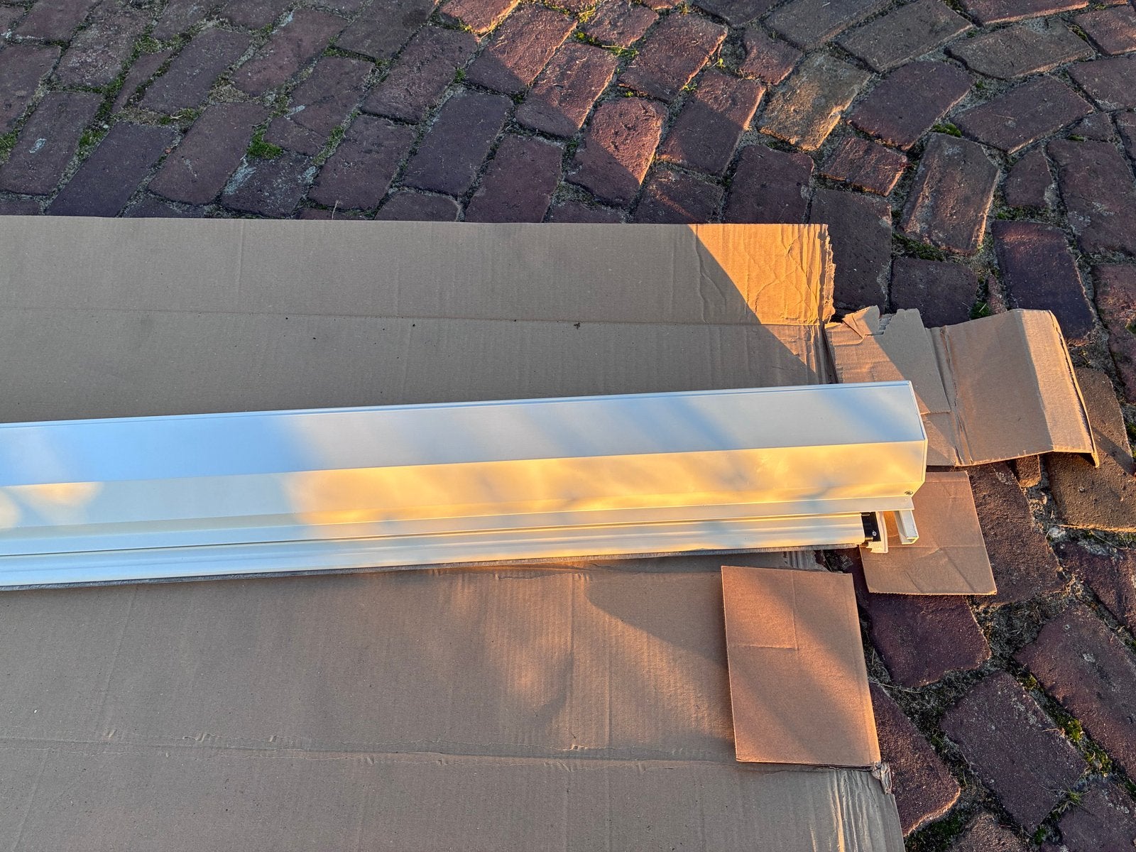 NIEUW:Creon Ritsscreen 306x115 cm met inbouw draaischakelaar, Doe-het-zelf en Verbouw, Rolluiken, Nieuw, Ophalen of Verzenden