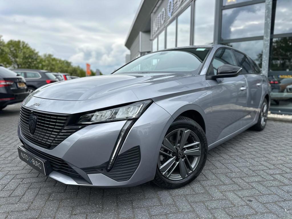 Peugeot 308 SW 1e Eig. | Automaat | CarPlay | Navi | Camera, Auto's, Peugeot, Gebruikt, Leder en Stof, Origineel Nederlands, 130 pk