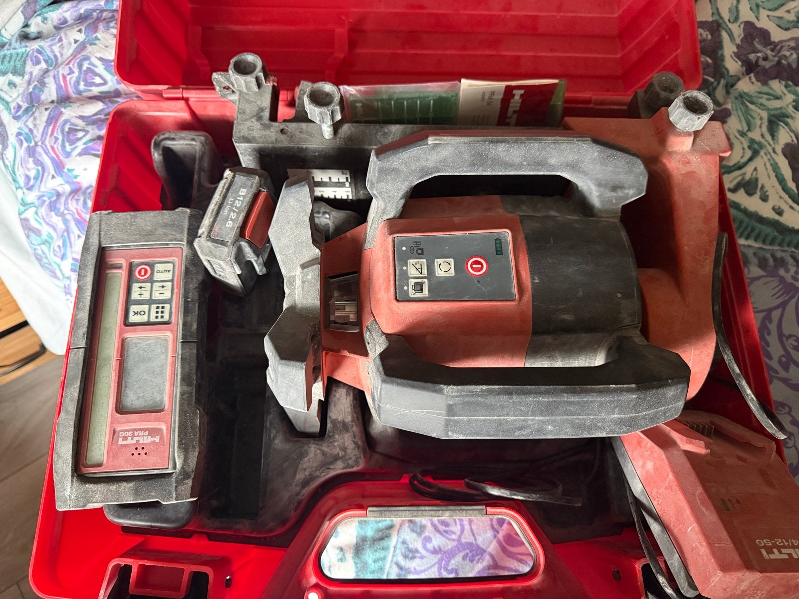 Hilti PR 30-HVSG Roterende Laser met Ontvanger, Ophalen, Gebruikt