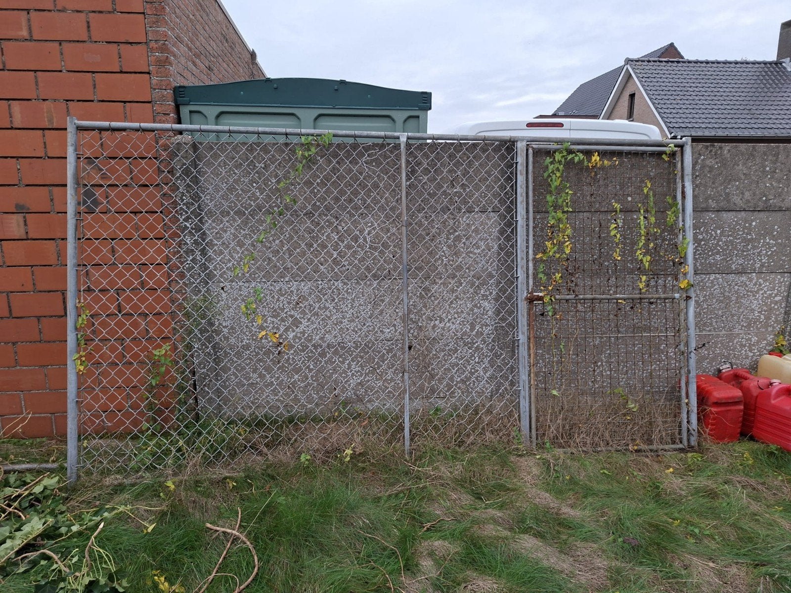 Gaashekwerk met poort - Gebruikt, Tuin en Terras, Ophalen, Met poort, Gebruikt, Gaashekwerk
