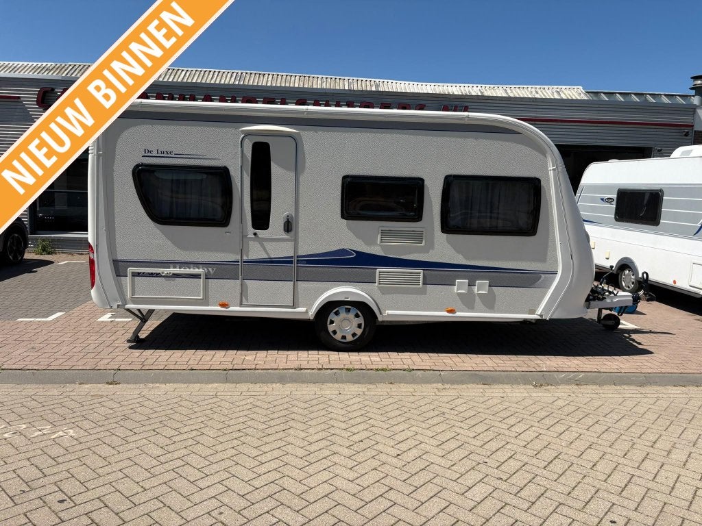 Hobby De Luxe 450 UF Voorten!Luifel!Fietsenrek, Overige typen, Rondzit, Hobby, Bedrijf