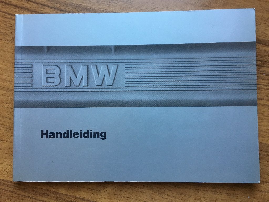 Instructieboek BMW 3-serie E30 + 320i/325i cabrio 325iX 1987, Ophalen of Verzenden