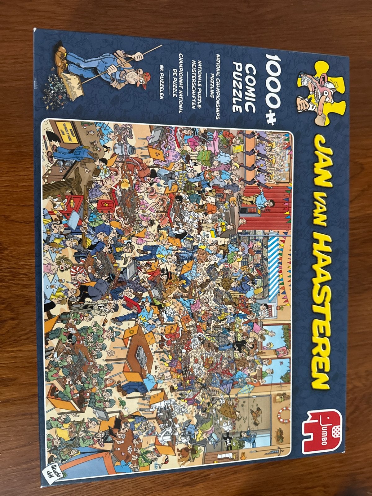Jan van Haasteren Comic Puzzel NK Puzzelen 1000 stukjes, Hobby en Vrije tijd, Ophalen of Verzenden, 500 t/m 1500 stukjes, Zo goed als nieuw