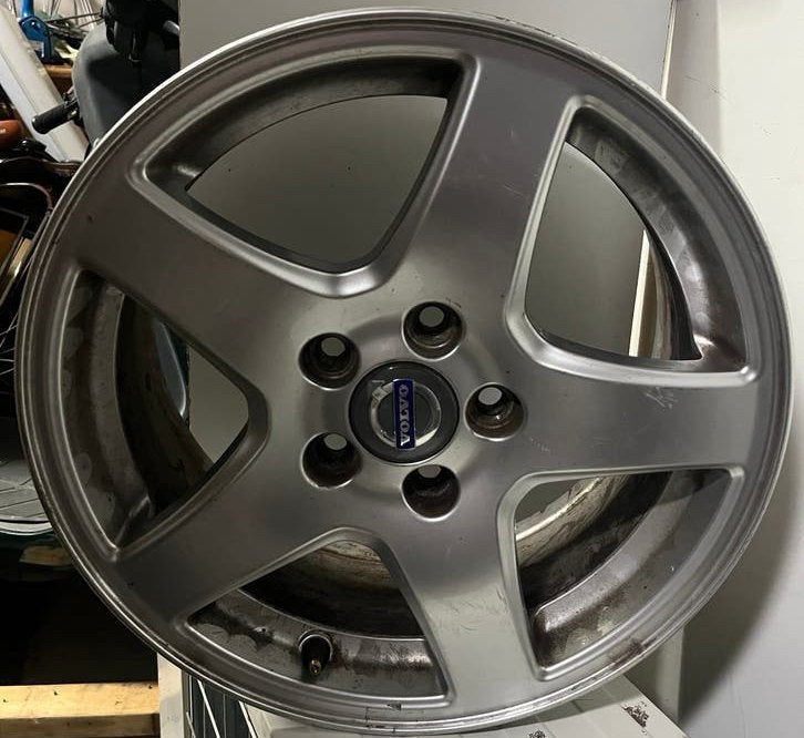 Volvo Nodus 16 inch lichtmetalen velg 30736364 S60 V70 S80, Ophalen, Gebruikt, Velg(en), 16 inch