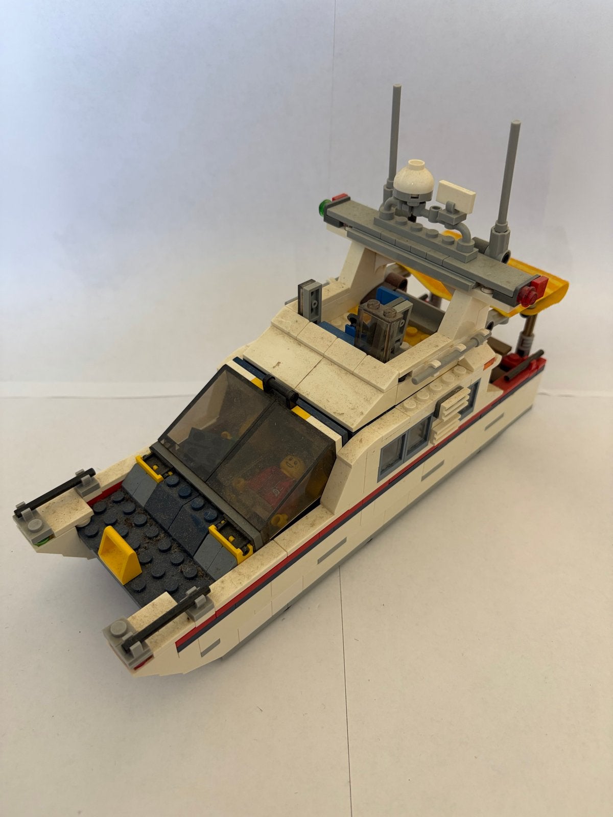 Lego City Jacht / Boot - (Compleet zonder doos/handleiding), Ophalen, Gebruikt, Overige merken
