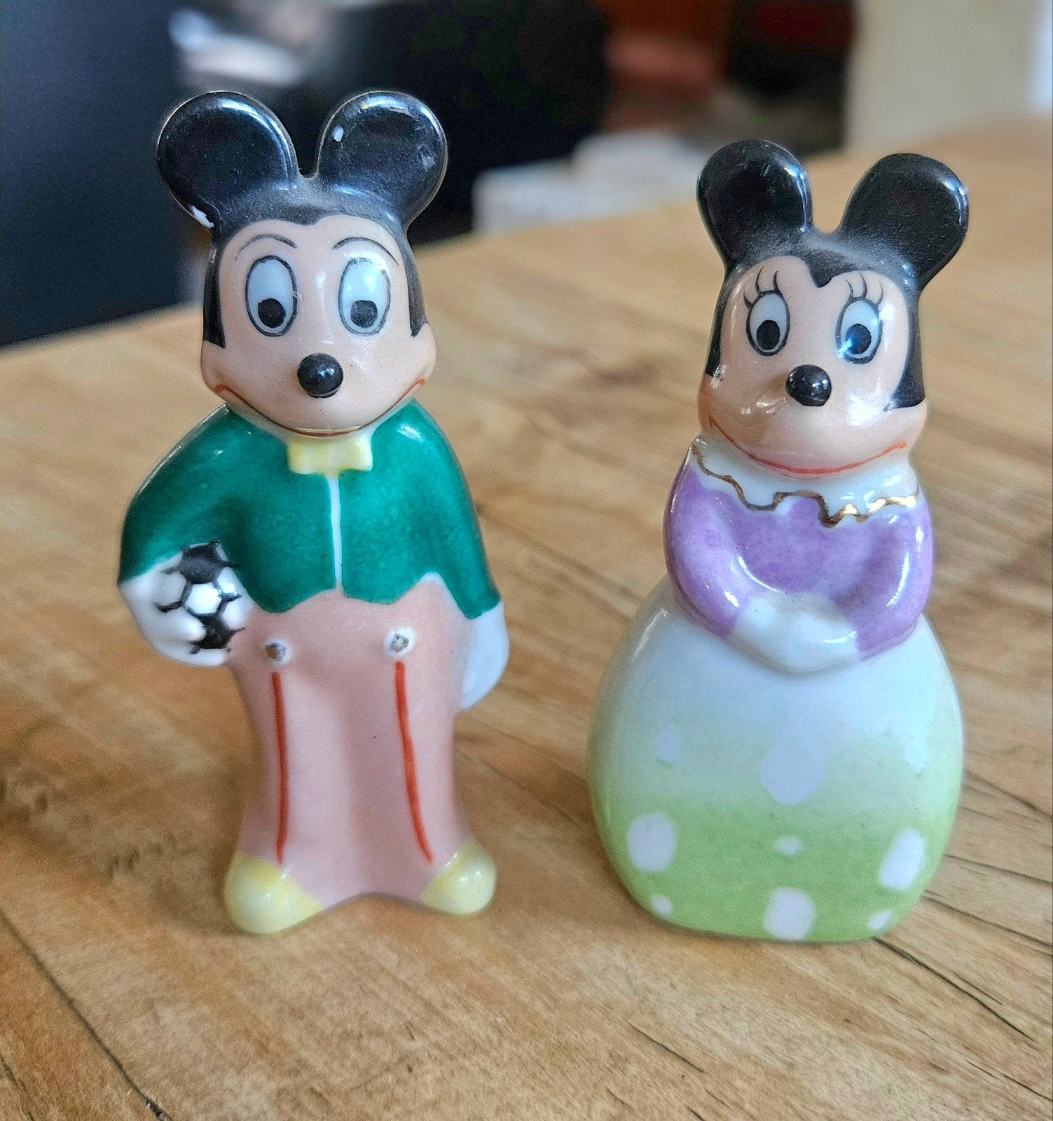 Porseleinen Mickey & Minnie Mouse Jaren 30, Verzamelen, Ophalen of Verzenden, Zo goed als nieuw, Overige typen