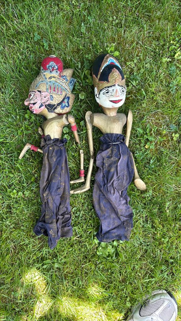 Indonesische antieke wajang figuren, Ophalen of Verzenden, Gebruikt, Jongen of Meisje