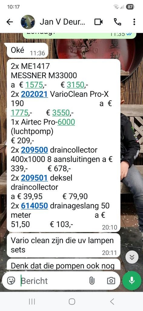 UV filter installatie, Eén persoon, Cadeaubon