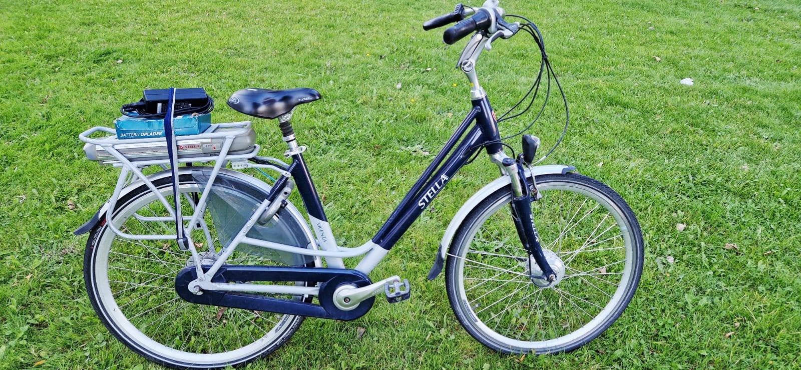 Goed werkende unisex damesfiets E-bike Stella Vicenza 52cm, Velgrem, Versnellingen, Ophalen, Overige merken