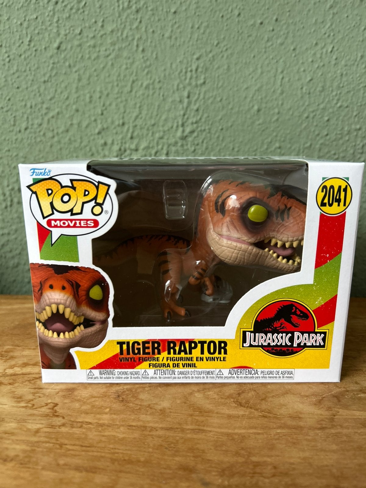Funko Pop Jurassic Park Tiger Raptor #2041, Verzamelen, Ophalen of Verzenden, Nieuw