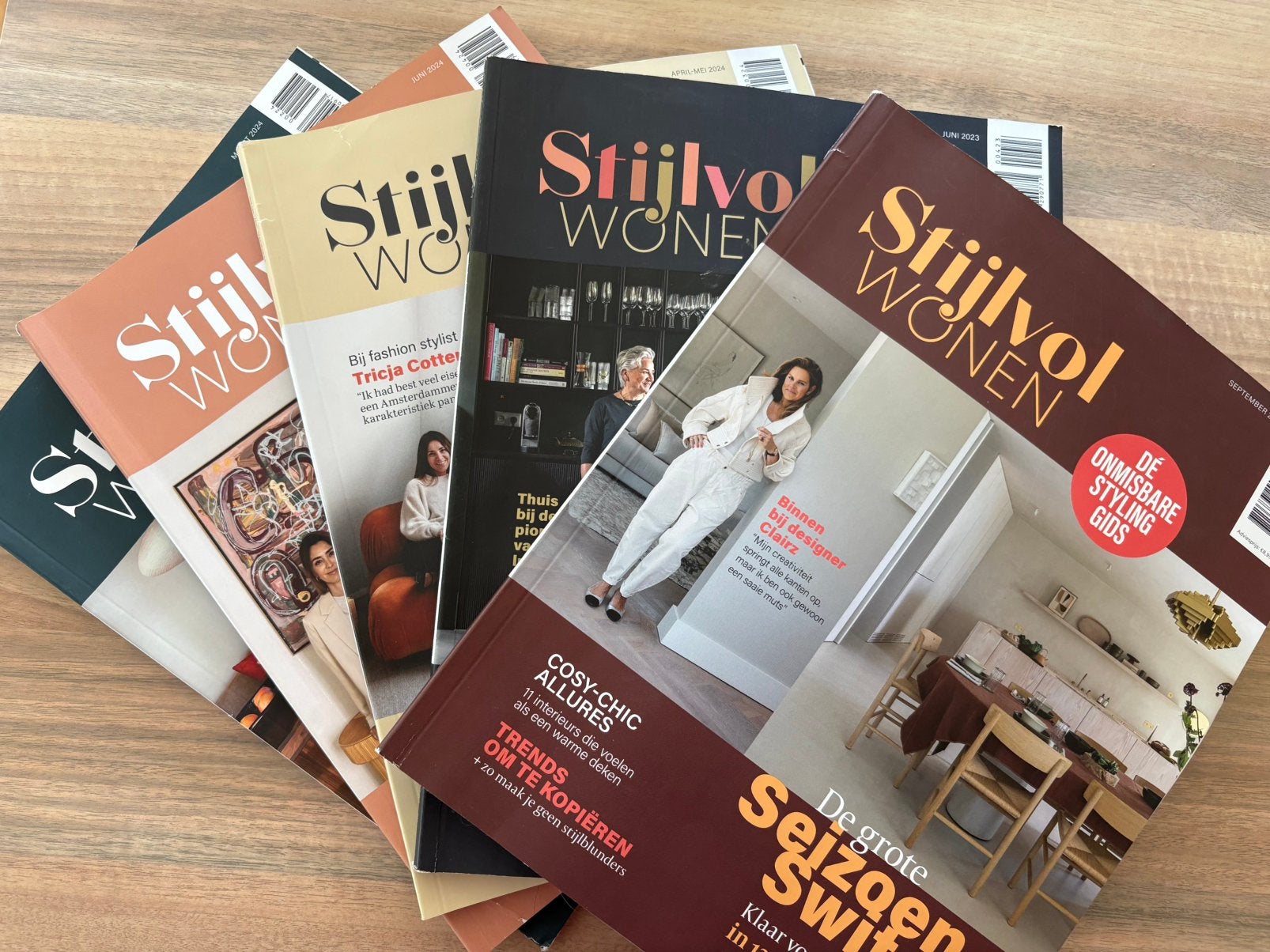 Stapel Stijlvol Wonen tijdschriften, Boeken, Ophalen of Verzenden, Zo goed als nieuw, Overige typen