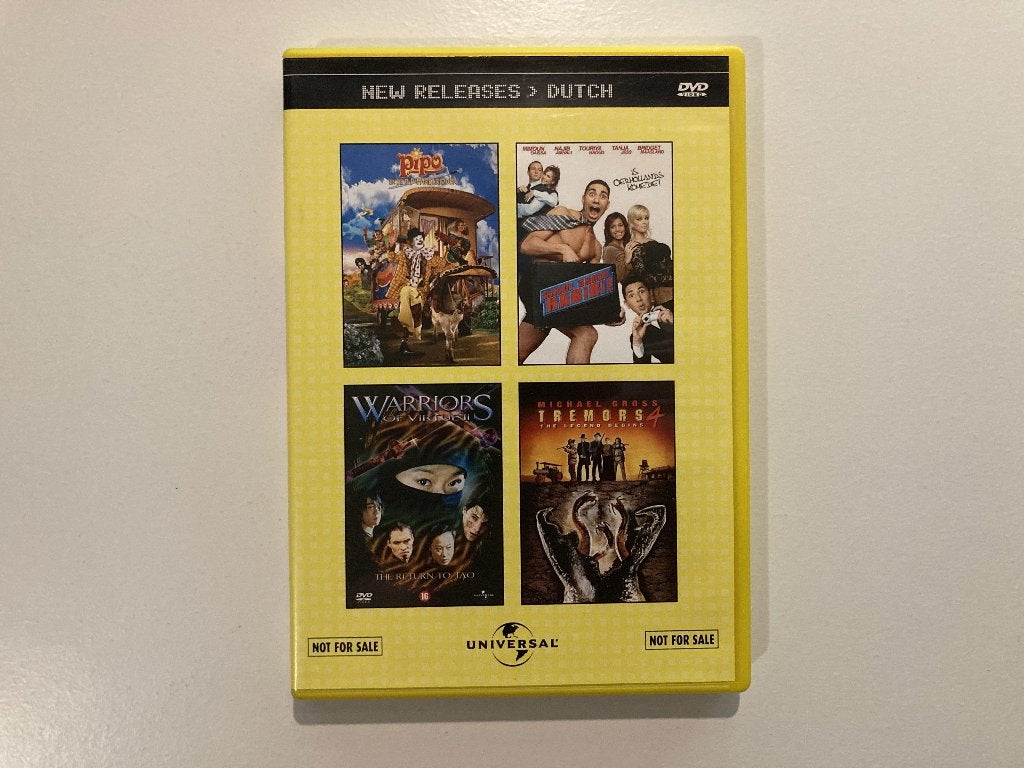 Universal Preview DVD Tremors 4, Warriors Of Virtue 2 DVD, Alle leeftijden, Ophalen of Verzenden, Zo goed als nieuw