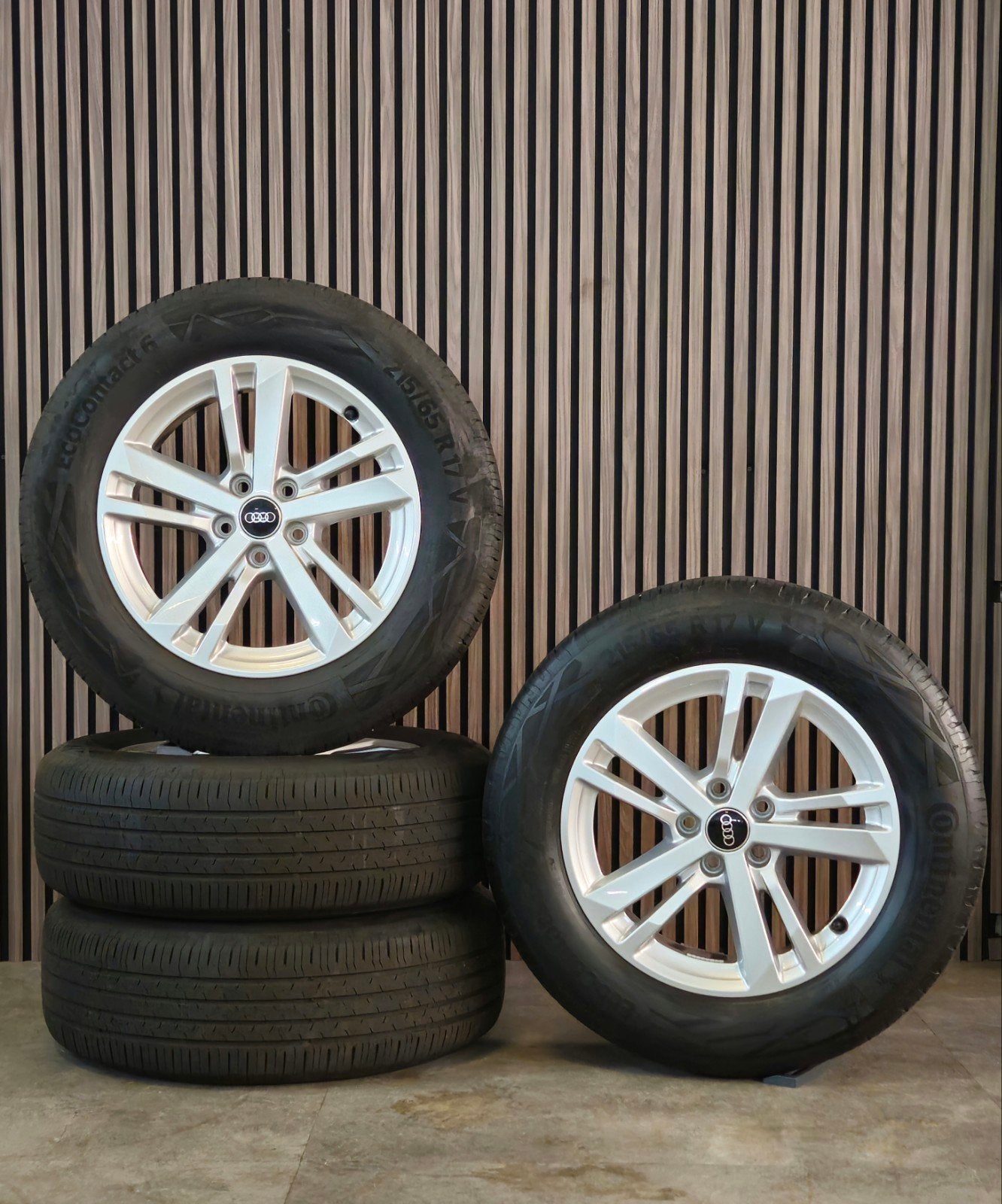 ZGAN 17" Orig AUDI Q3 velgen+GOEDE Zomerbanden 5x112 Tiguan, Audi, Banden en Velgen, 17 inch, Ophalen of Verzenden