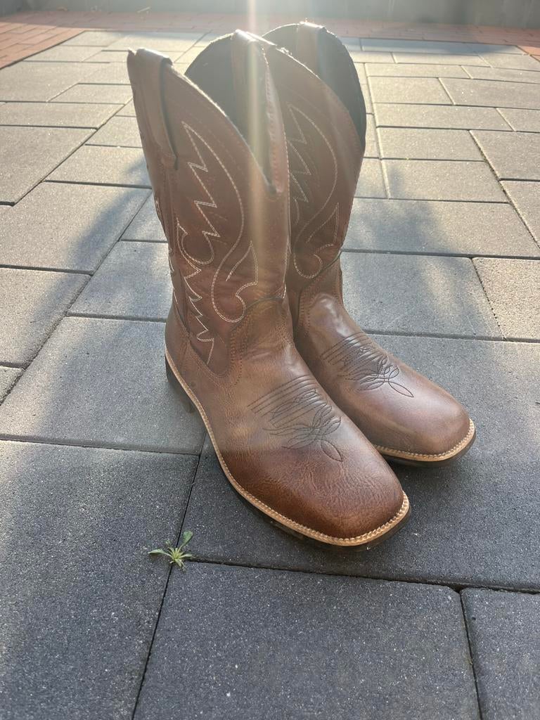 Cowboy laarzen maat 41 zgan, Ophalen, Zo goed als nieuw, Bruin