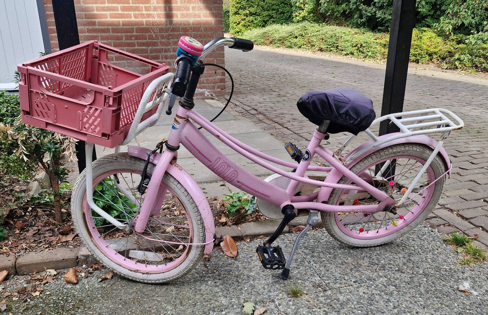 16 inch meisjesfiets, opknappertje., Fietsen en Brommers, Fietsen | Meisjes, Ophalen, Gebruikt, 16 inch