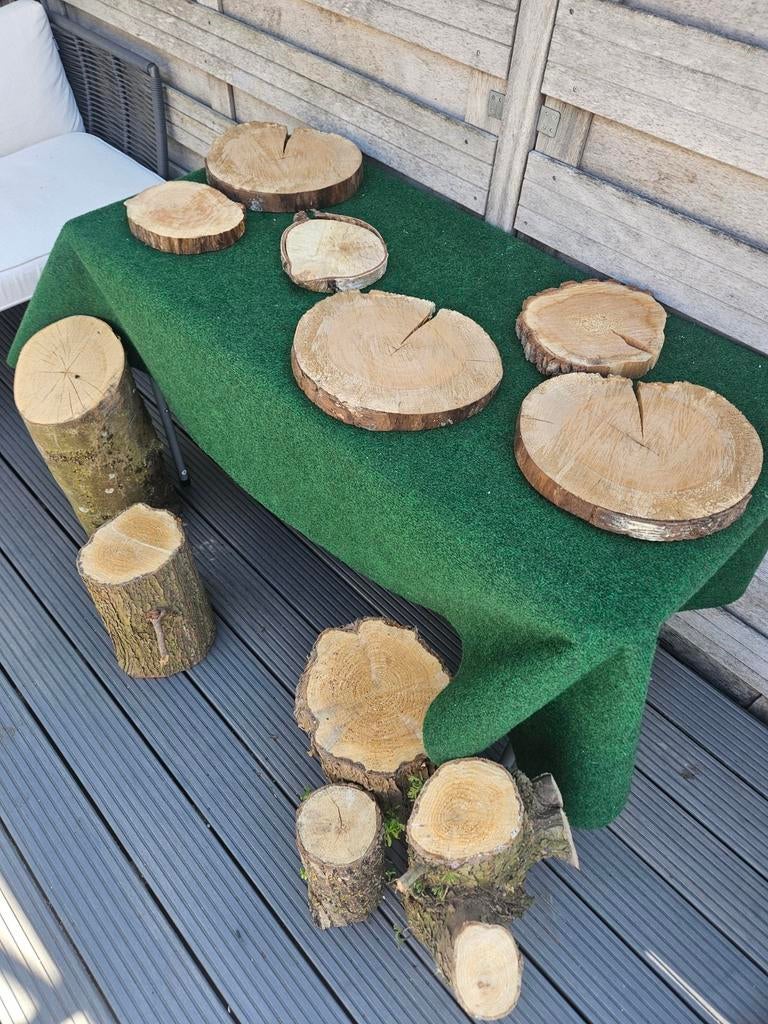 Boomstammen en boomschijven, Ophalen