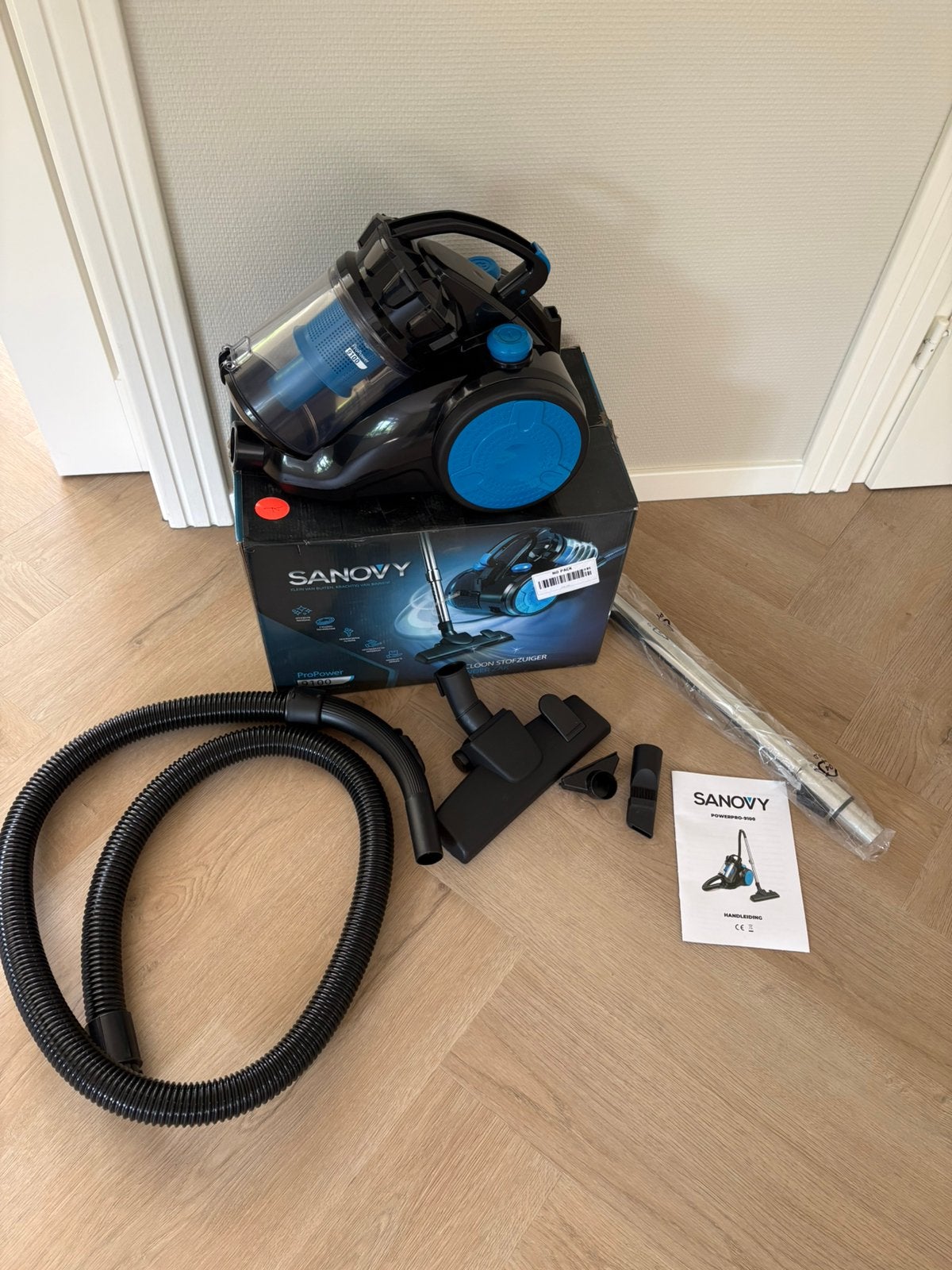 Sanovy ProPower-9100+ Krachtige Stofzuiger Zonder Zak, Witgoed en Apparatuur, Stofzuigers, !, !, Ophalen of Verzenden, Zo goed als nieuw