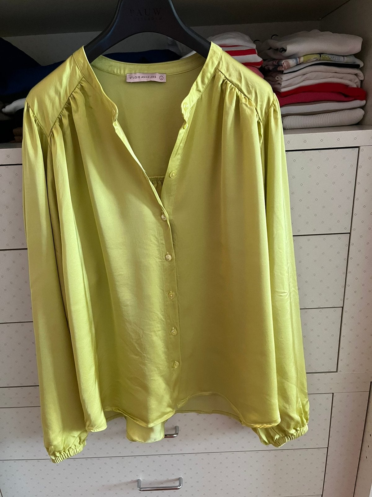 Blouse Studio Anneloes L, Ophalen of Verzenden, Zo goed als nieuw, Geel