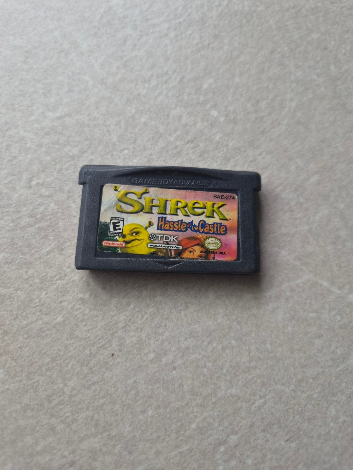 Gameboy Advance - Shrek Hassle at the Castle, Avontuur en Actie, Gebruikt, 1 speler, Ophalen of Verzenden