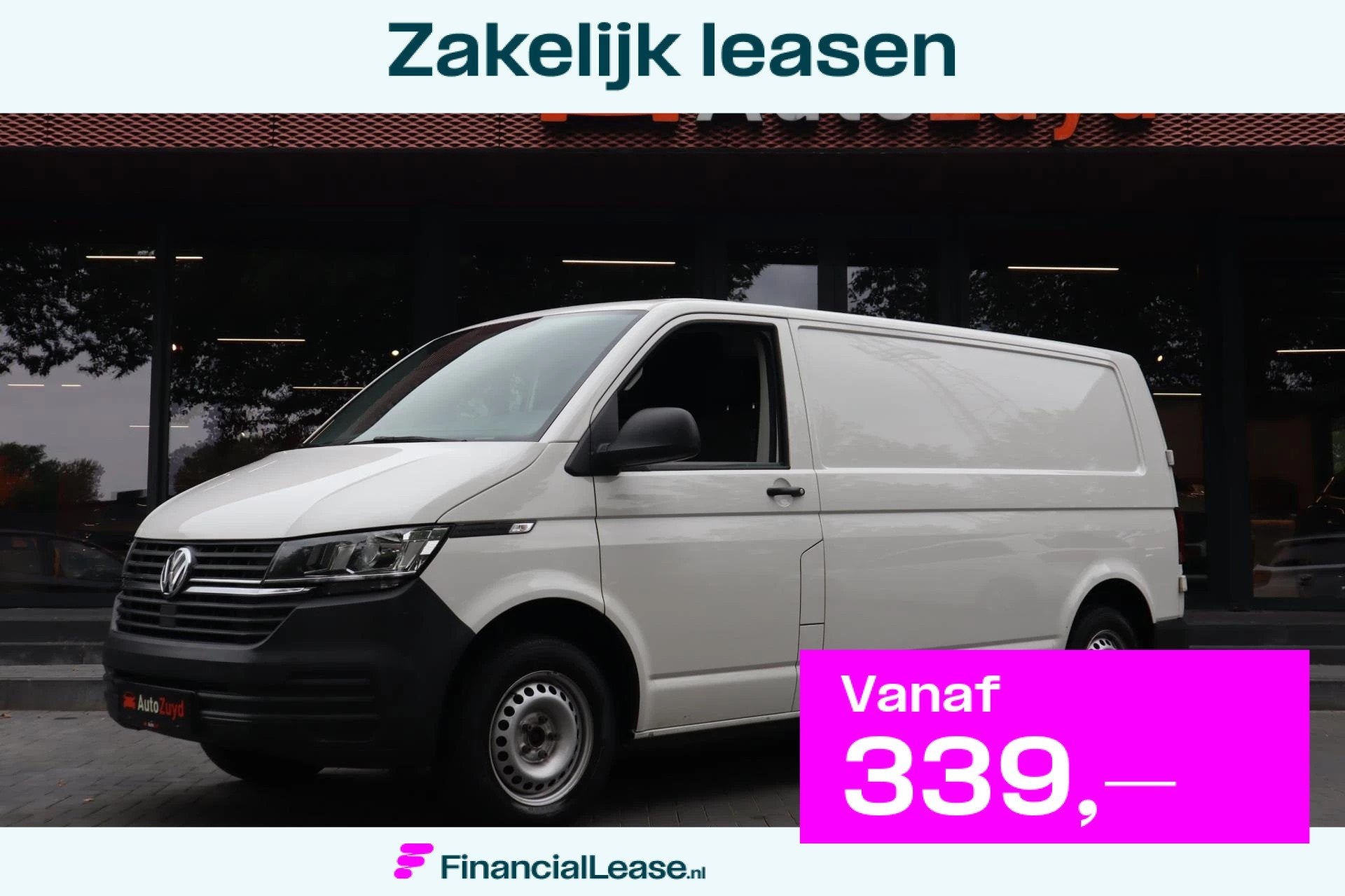 Volkswagen Transporter 2.0 TDI L2H1 T6 150pk Airco / Bluetoo, Voorwielaandrijving, Gebruikt, Zwart, 4 cilinders