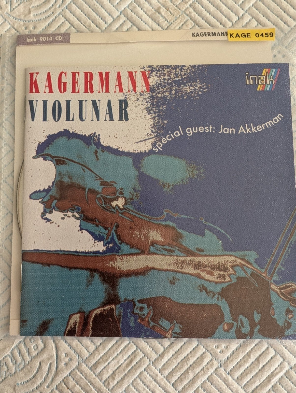 Kagermann Violunar CD - Special Guest Jan Akkerman, Ophalen of Verzenden
