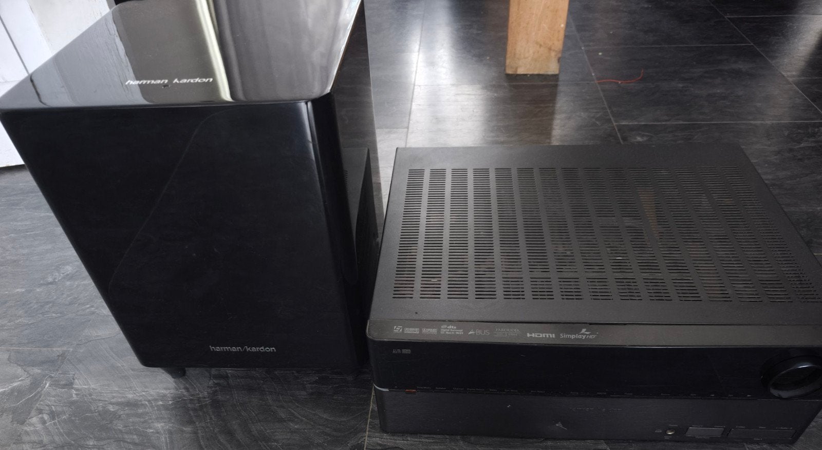 Harman/Kardon AVR 350 Receiver met HKTS 210 subwoofer, Overige merken, Gebruikt, Ophalen of Verzenden, 120 watt of meer