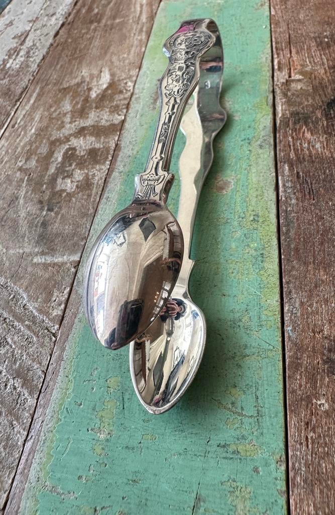 Antieke Sterling 925 zilveren suikertang Londen ca. 1850, Ophalen of Verzenden