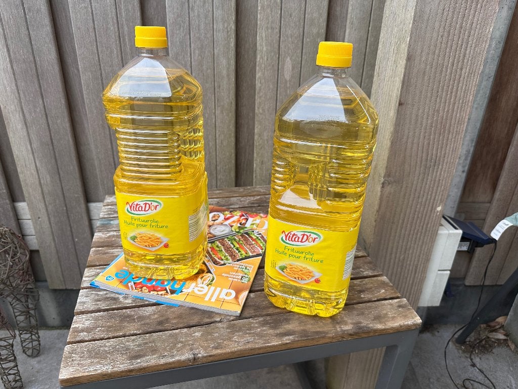 2 flessen Vita D'or frituurolie - 1 liter per fles, Ophalen, Overige typen, Nieuw, Overige merken