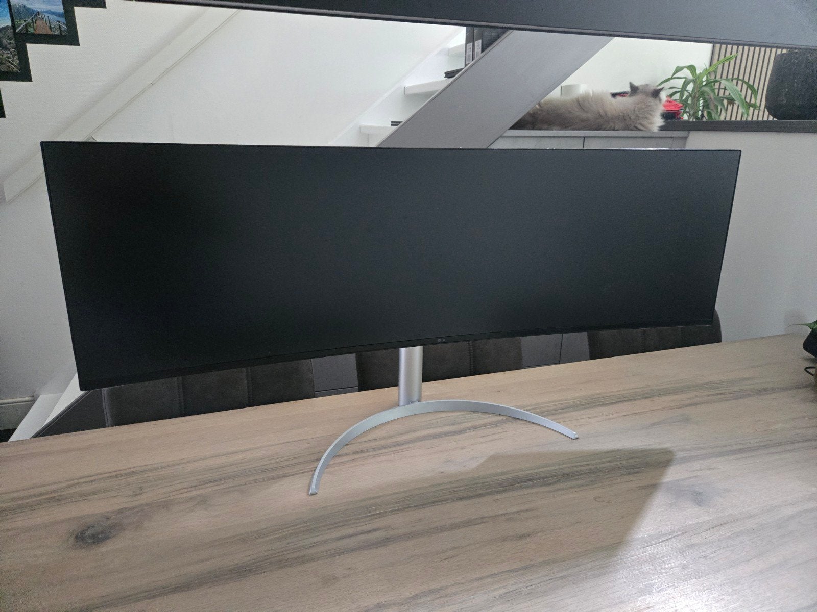 LG 49WQ95C-W Ultrawide Wit 49 inch 144Hz IPS 5120x1440, Computers en Software, Monitoren, Ophalen, IPS, 101 t/m 150 Hz, Zo goed als nieuw