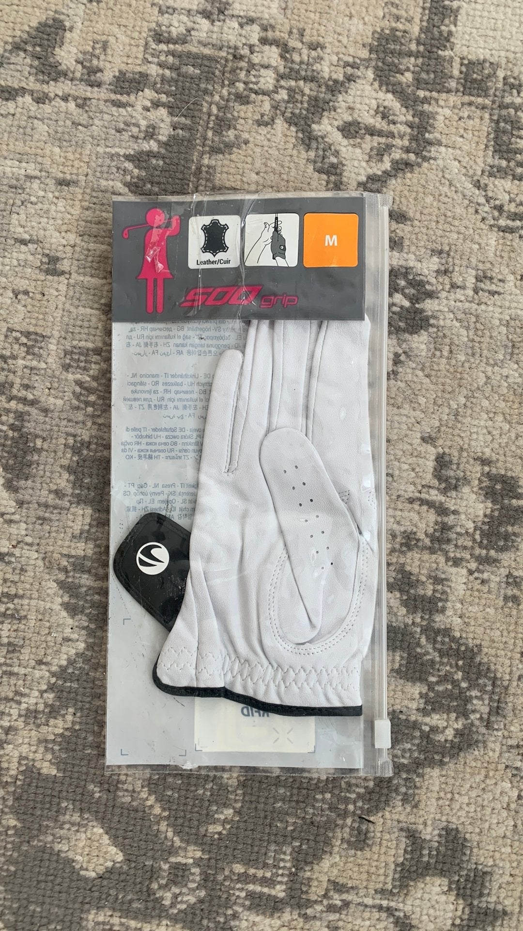 Golfhandschoen medium rechts, Sport en Fitness, Golf, Ophalen of Verzenden, Zo goed als nieuw, Kleding