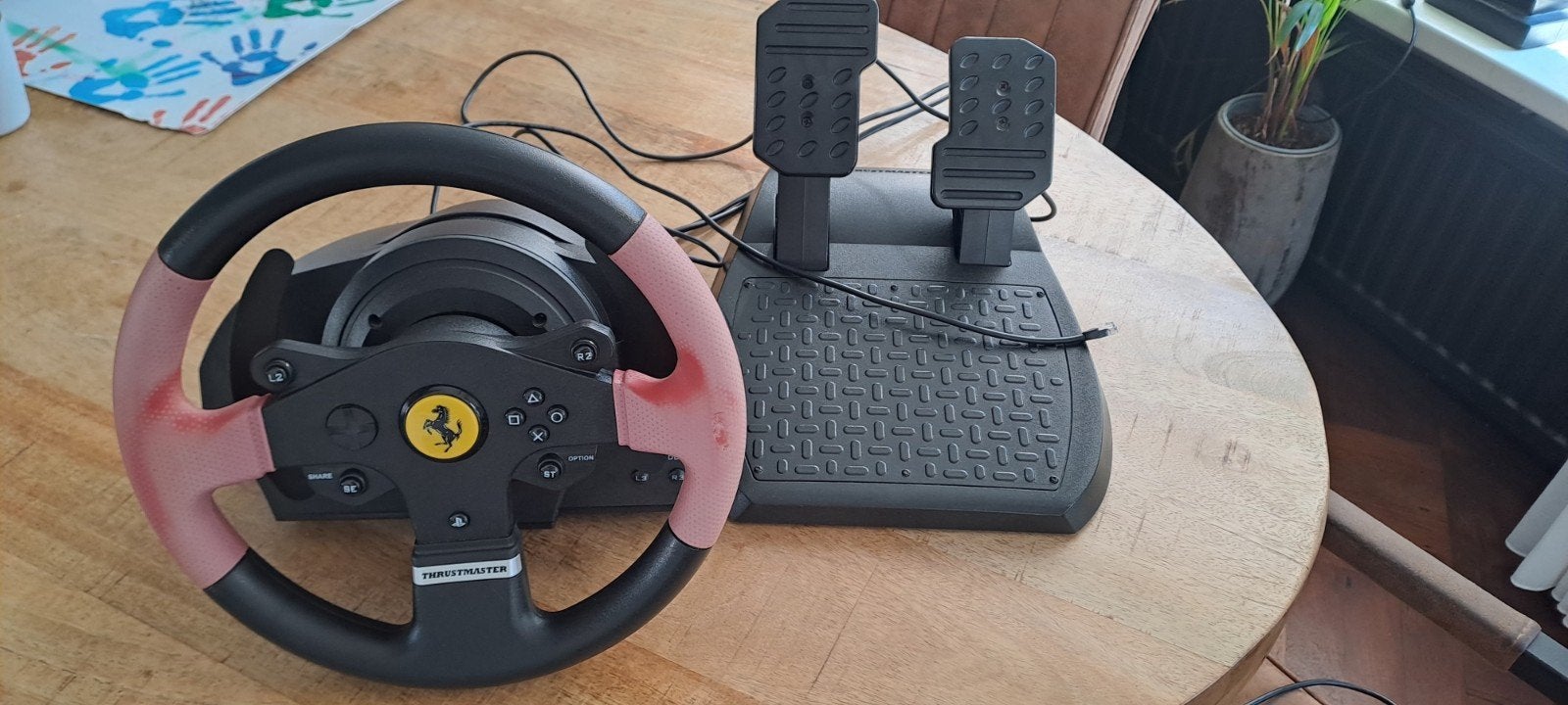 Ferrari Thrustmaster T150 racestuur met pedalen voor PS3/PS4, Ophalen, Gebruikt, Stuur of Pedalen, PlayStation 3