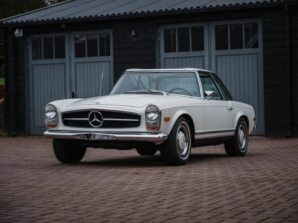 Mercedes-benz SL 250 pagode, Auto's, Gebruikt, Cabriolet, Wit, Bedrijf