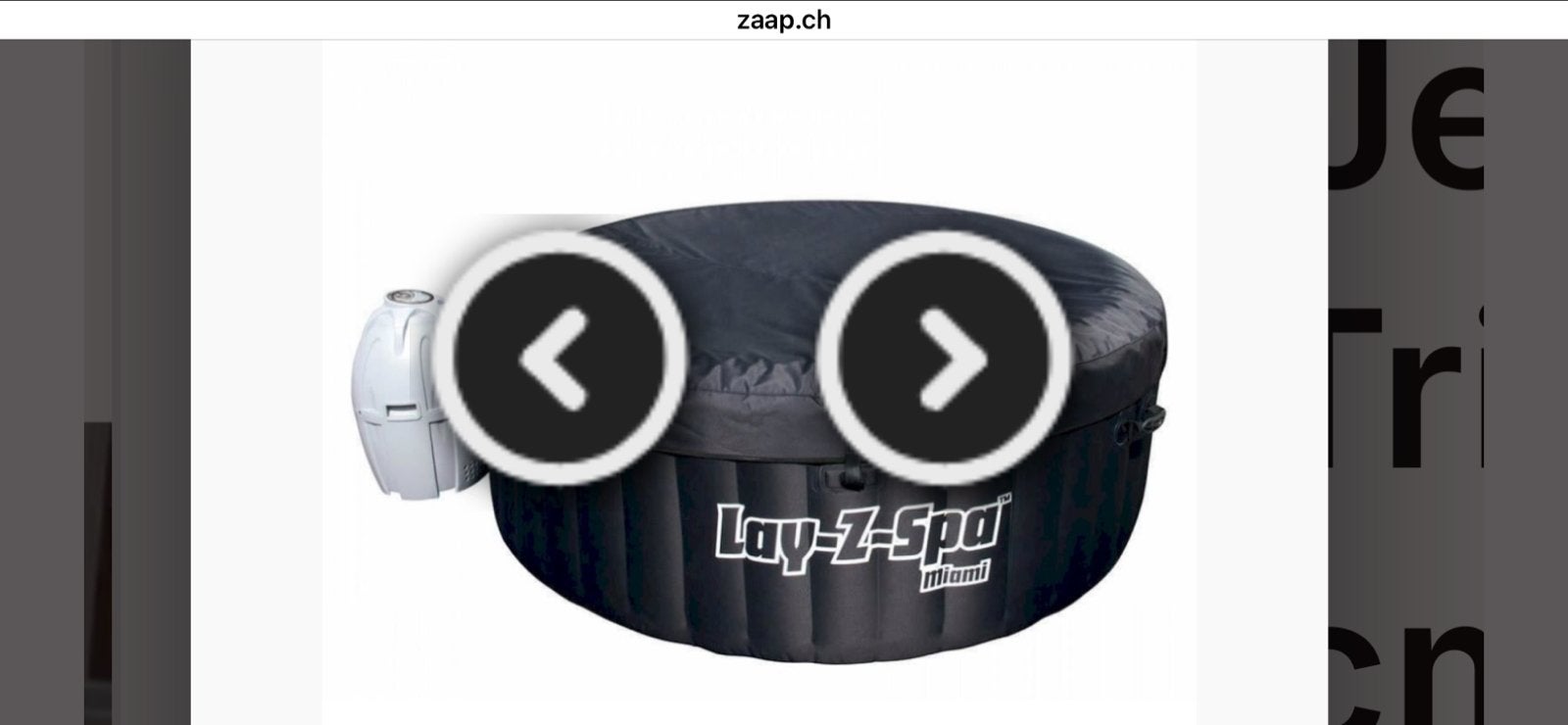 Lay-Z-Spa Miami Opblaasbare Jacuzzi, Ophalen, Zo goed als nieuw, Afdekzeil, Opblaasbaar