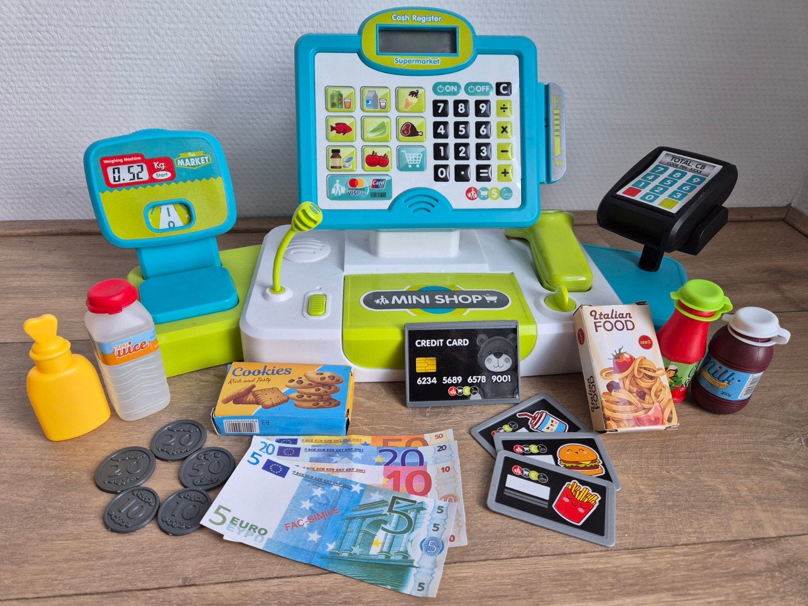 Speelgoed Kassa - Complete Set, Ophalen, Zo goed als nieuw, Jongen of Meisje