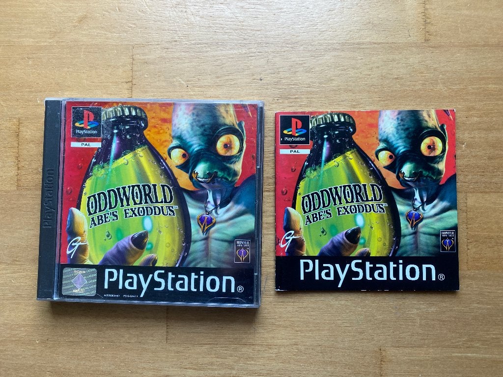oddworld abe's exoddus ps1, 1 speler, Racen en Vliegen, Ophalen of Verzenden, Zo goed als nieuw