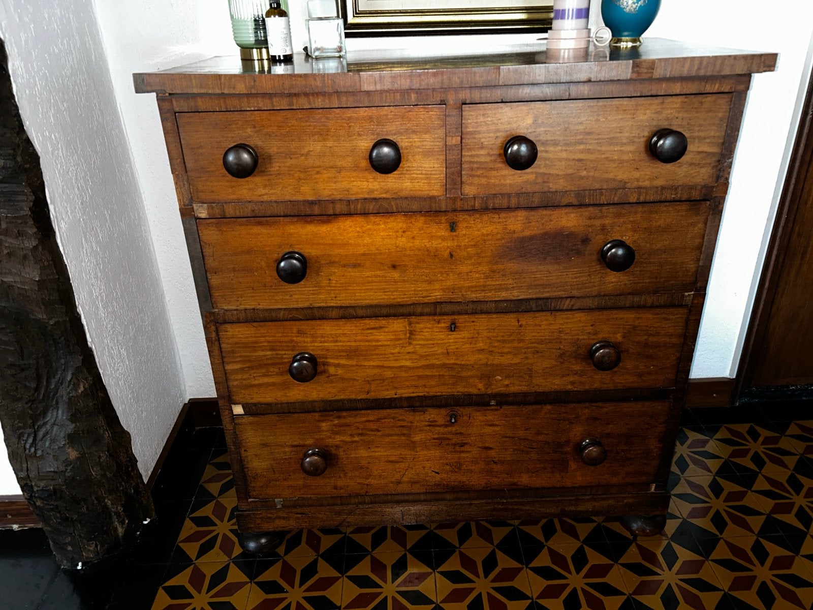 Antieke ladekast dressoir, Antiek en Kunst, Ophalen