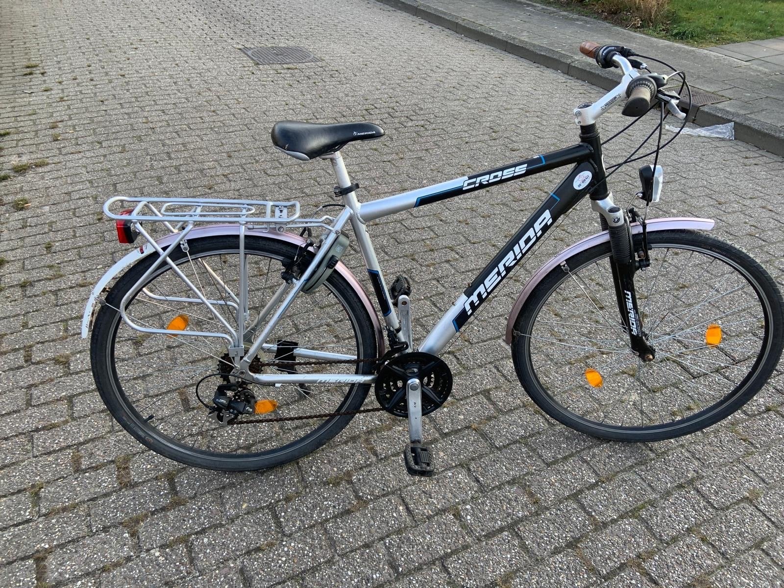 Merida Cross fiets - Goede staat, Fietsen en Brommers, Fietsen | Dames | Damesfietsen, Overige merken, Gebruikt, Velgrem, 47 tot 50 cm