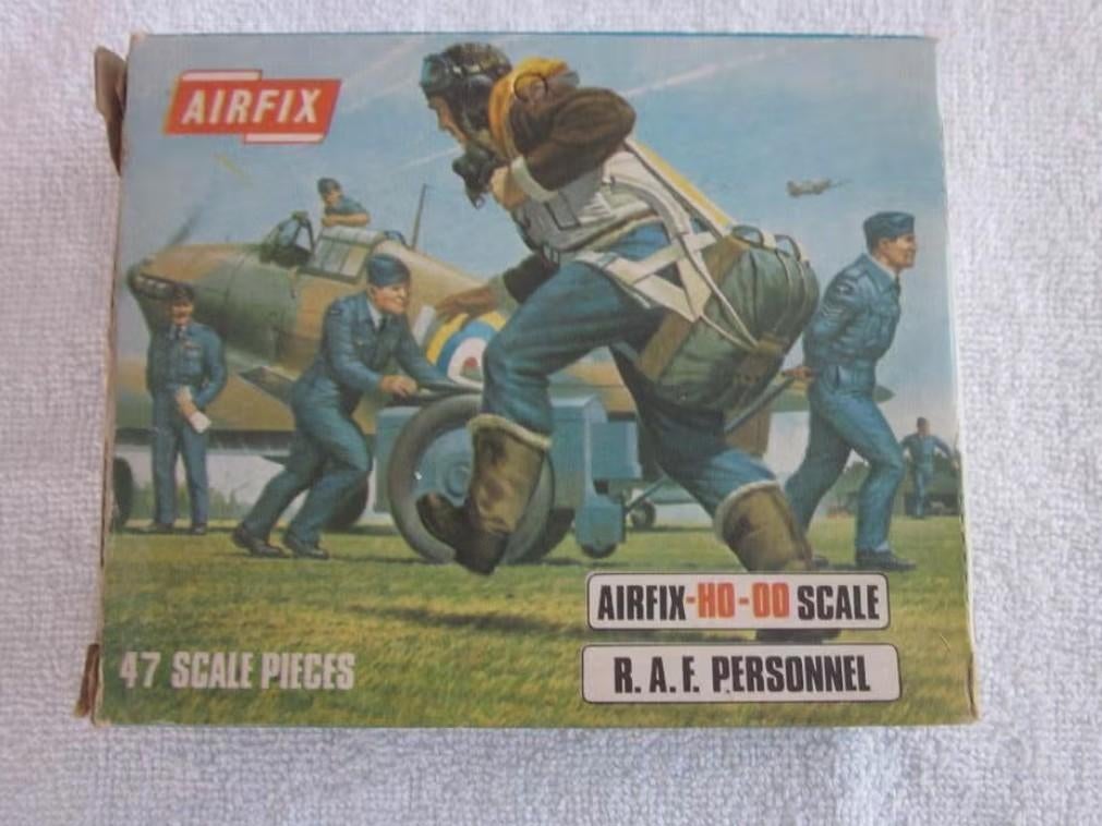 Airfix R.A.F. Personeel schaal H0-00 ongebouwd., Ophalen of Verzenden, Zo goed als nieuw, 1:50 of kleiner, Figuur of Figuren