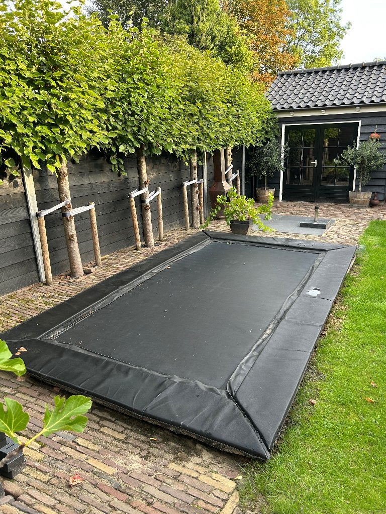 Grote professionele trampoline. Opbouw of inbouw., Kinderen en Baby's, Speelgoed | Buiten | Trampolines, Ophalen, Gebruikt