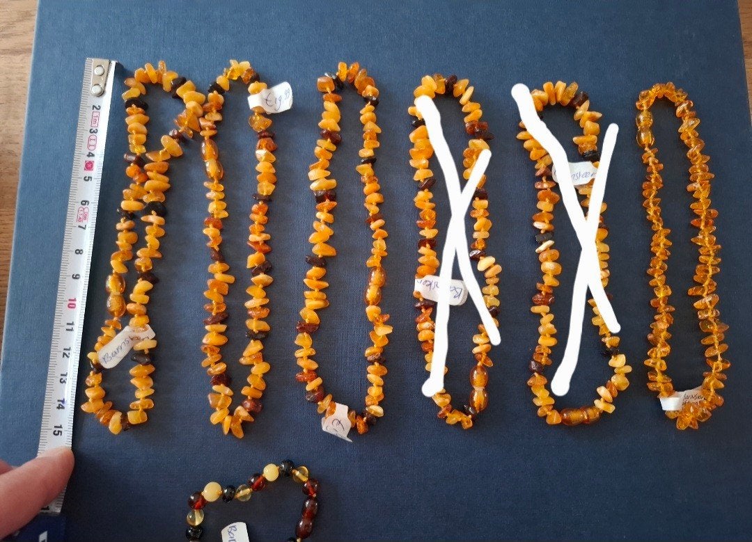 Barnsteen kettingen en armband voor de kleintjes, Ophalen of Verzenden, Nieuw, Overige kleuren, Armband