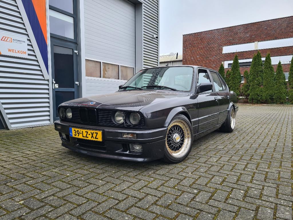 BMW 3-Serie E30 320is 192Pk 1988 ITALO M3 4-Deurs Uniek S14, Euro 2, Zwart, Zwart, Bedrijf