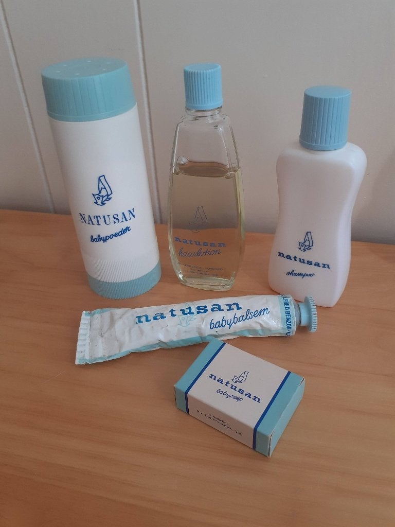 Gezocht, Natusan baby verzorgings produkten vintage, Ophalen, Gebruiksvoorwerp